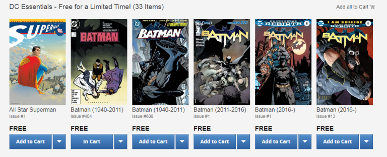 dc comics top free